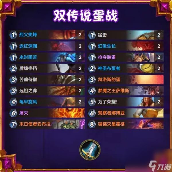 ‌《炉石传说》蛋战卡组代码分享‌