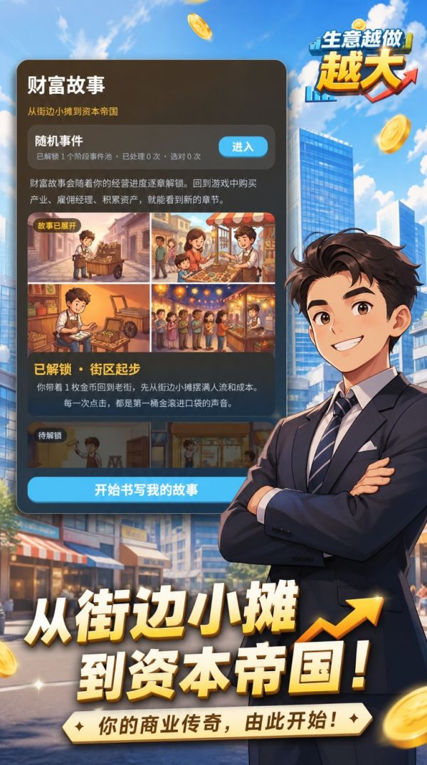 生意越做越大什么时候出 公测上线时间预告