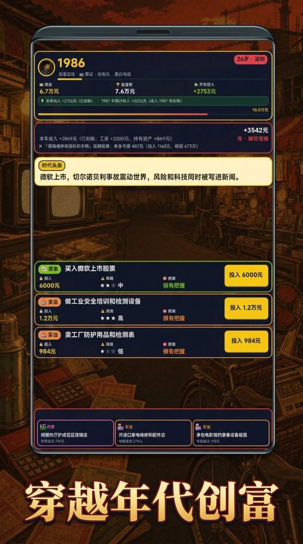 穿越1980:亿万富翁之路什么时候出 公测上线时间预告