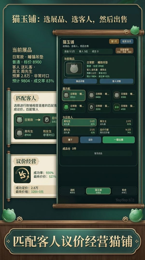 猫猫翡翠经营好玩吗 猫猫翡翠经营玩法简介
