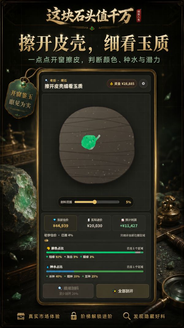这块石头值千万好玩吗 这块石头值千万玩法简介