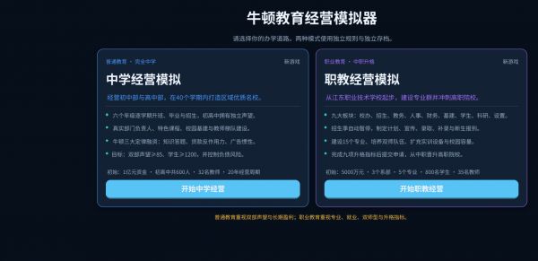 牛顿教育经营模拟器好玩吗 牛顿教育经营模拟器玩法简介