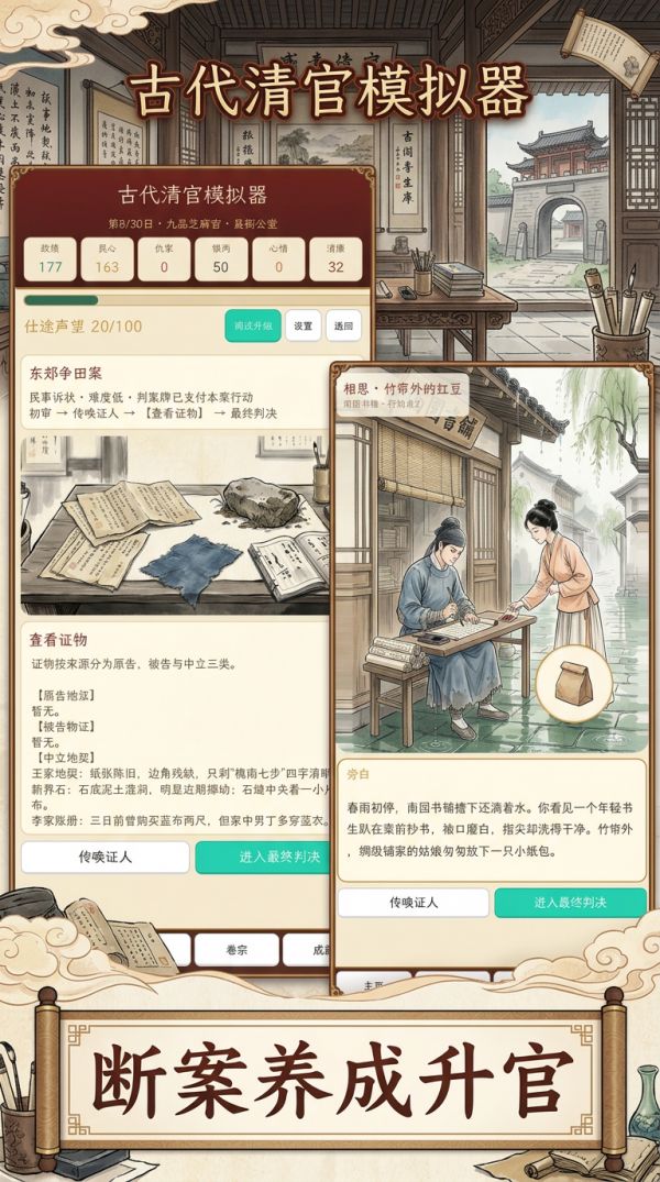 古代清官什么时候出 公测上线时间预告
