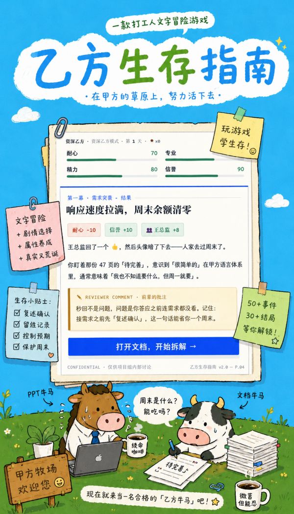乙方生存指南好玩吗 乙方生存指南玩法简介