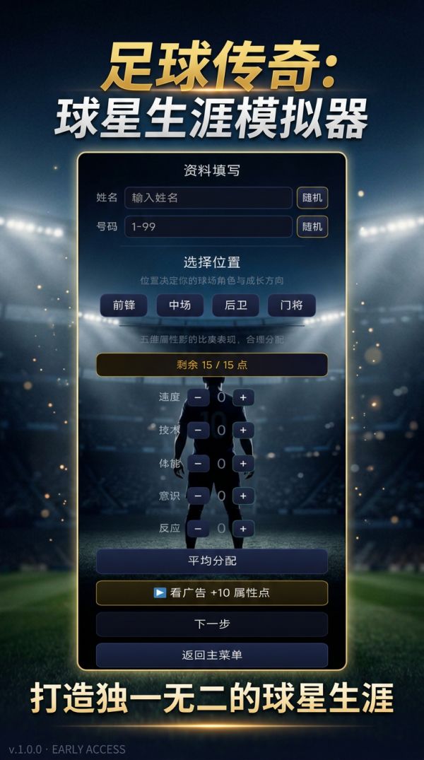 足球传奇：球星生涯什么时候出 公测上线时间预告