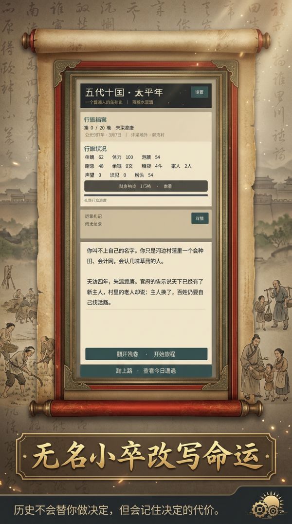 五代十国·太平年什么时候出 公测上线时间预告