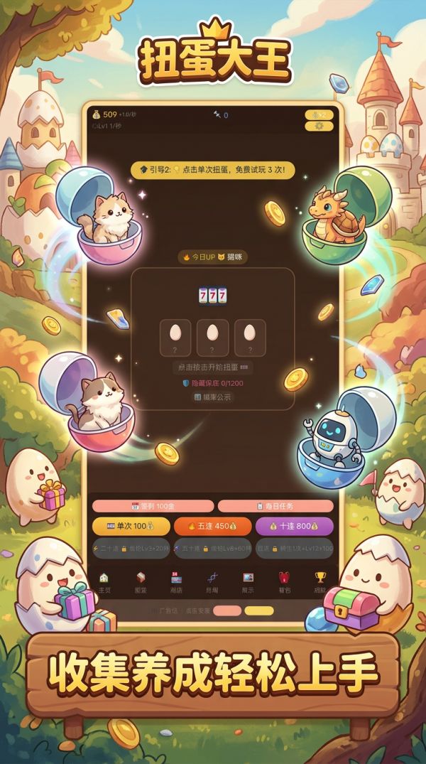 扭蛋大王什么时候出 公测上线时间预告