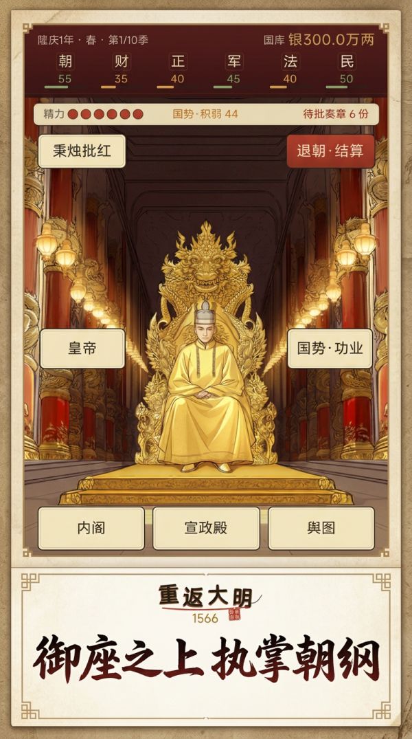 重返大明1566什么时候出 公测上线时间预告