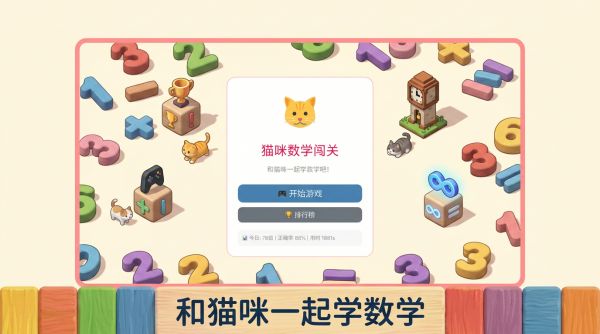猫咪数学闯关什么时候出 公测上线时间预告