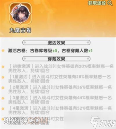 火线战姬古卷分类功能讲解
