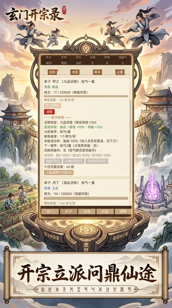 玄门开宗录好玩吗 玄门开宗录玩法简介
