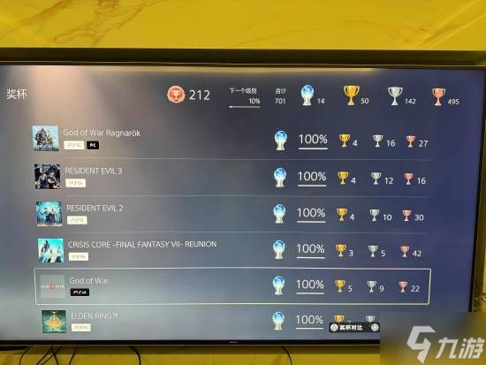 为补DLC奖杯回购二手盘 全奖杯玩家晒战绩：停盘难搞