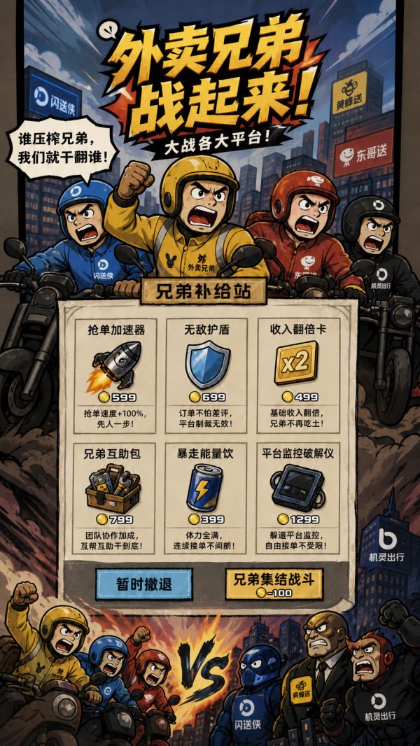 外卖兄弟战起来什么时候出 公测上线时间预告