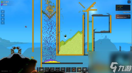 像素沙盒挖掘探索《沙金工业》Steam抢先体验