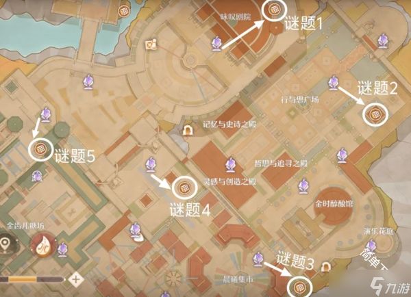 无限暖暖2.8磐城17个奇想星谜题位置点位