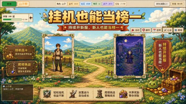 挂机也能当榜一好玩吗 挂机也能当榜一玩法简介