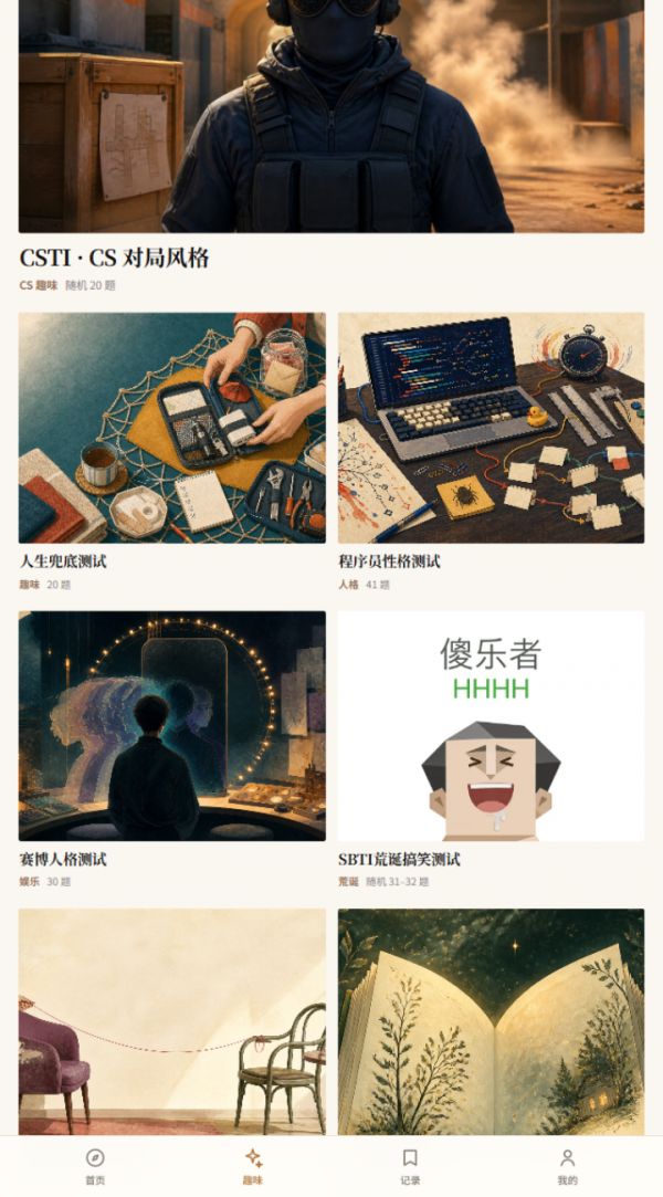 千测:心理与人格测试MI趣味测评合集什么时候出 公测上线时间预告