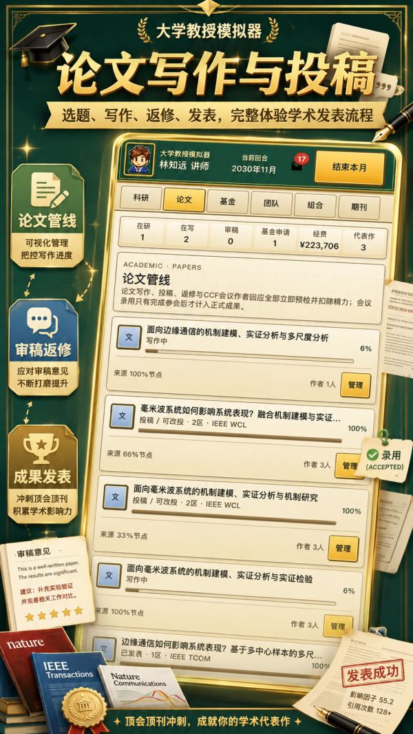 大学教授什么时候出 公测上线时间预告