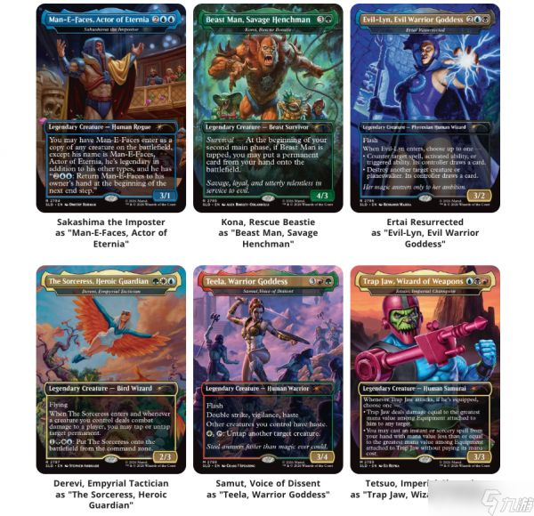 万智牌:旅法师对决 公开 Masters of the Universe Secret Lair Drop,希曼与骷髅王登场