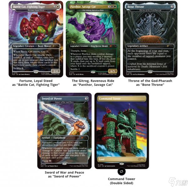 万智牌:旅法师对决 公开 Masters of the Universe Secret Lair Drop,希曼与骷髅王登场