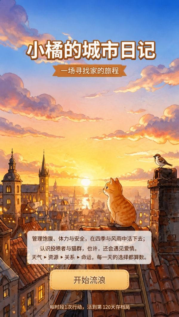 小橘猫的城市日记什么时候出 公测上线时间预告