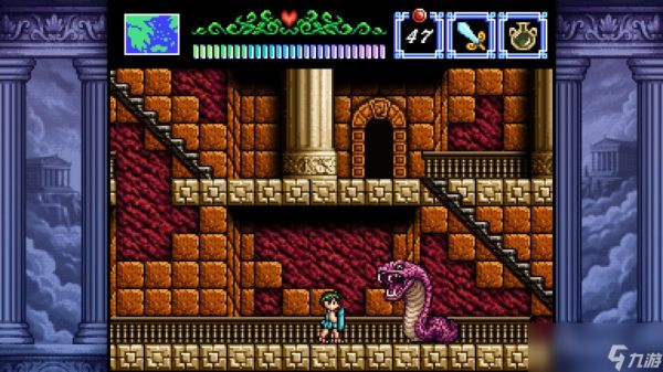 FC名作《奥林匹斯之战》像素风重制 经典横版动作RPG