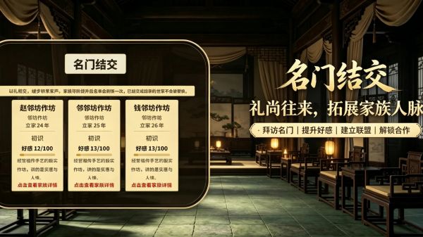 家族模拟·明末人生好玩吗 家族模拟·明末人生玩法简介