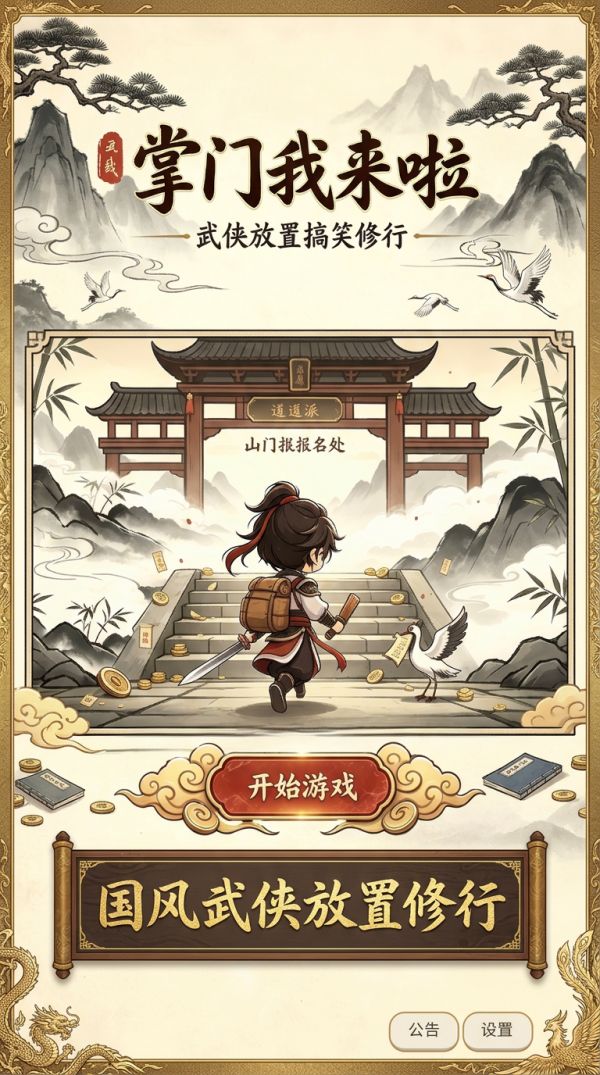掌门我来啦什么时候出 公测上线时间预告