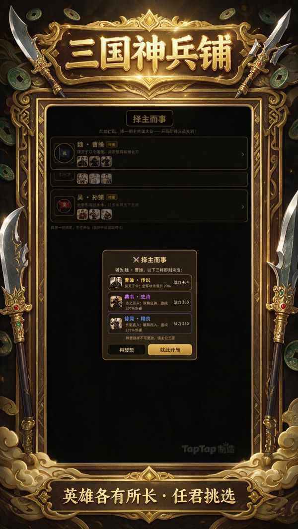 三国神兵铺什么时候出 公测上线时间预告