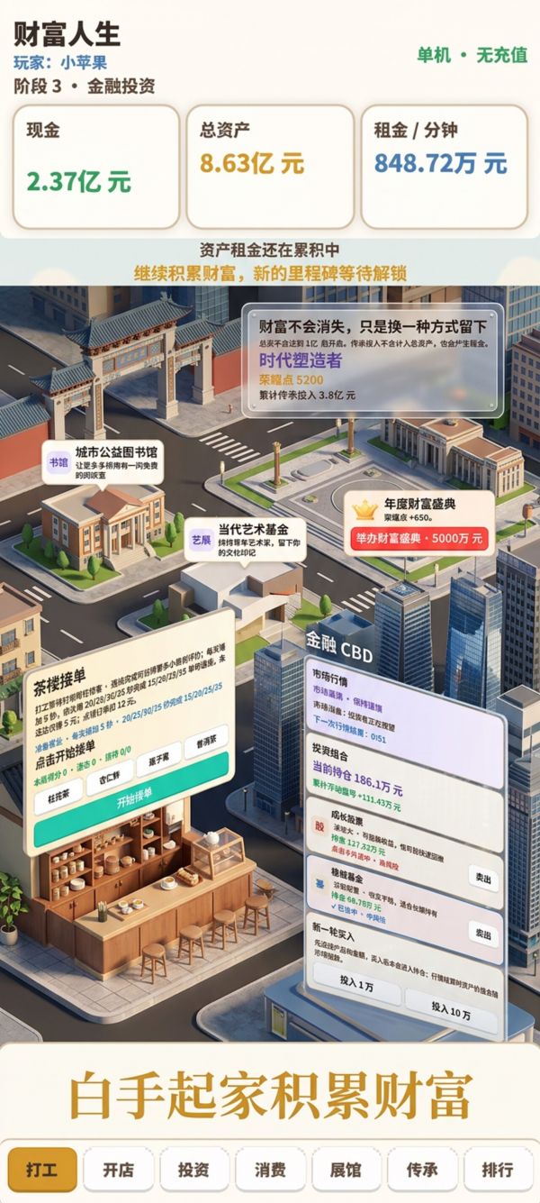 财富人生好玩吗 财富人生玩法简介