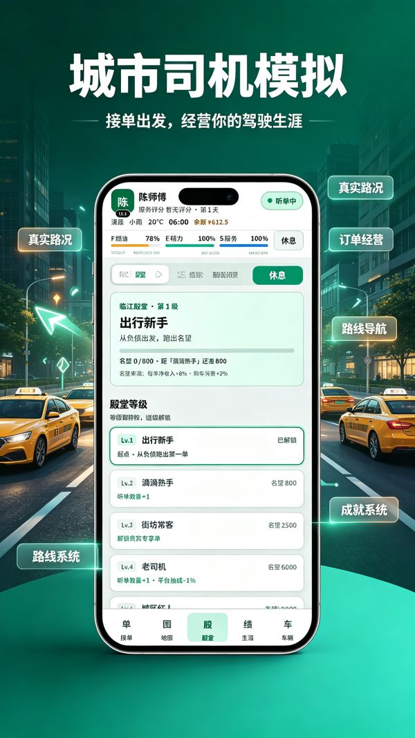滴滴跑车：从负债开局开到临江首富好玩吗 滴滴跑车：从负债开局开到临江首富玩法简介