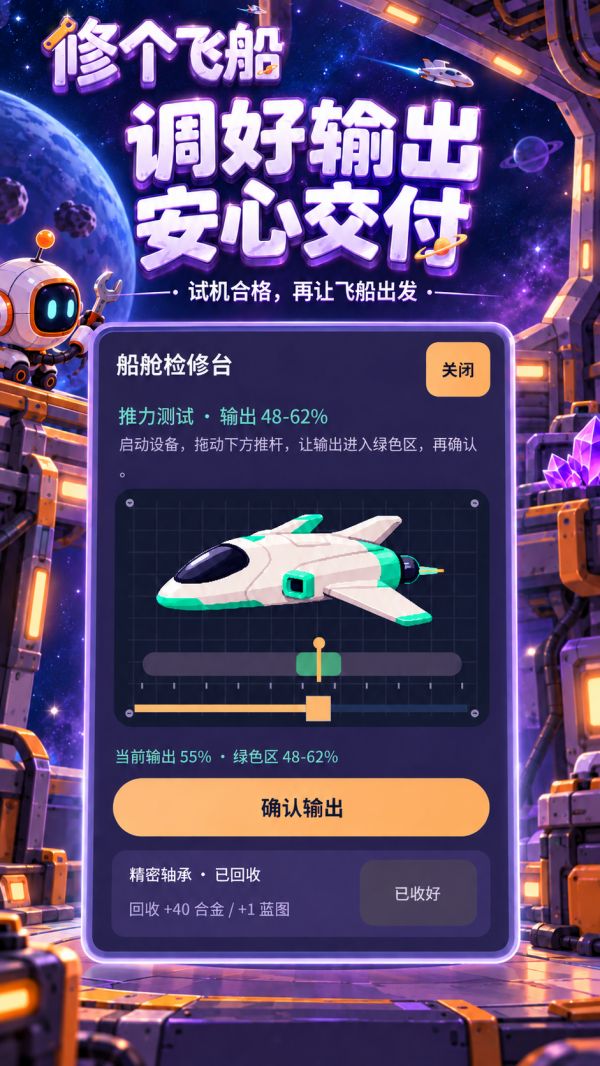 修个飞船好玩吗 修个飞船玩法简介