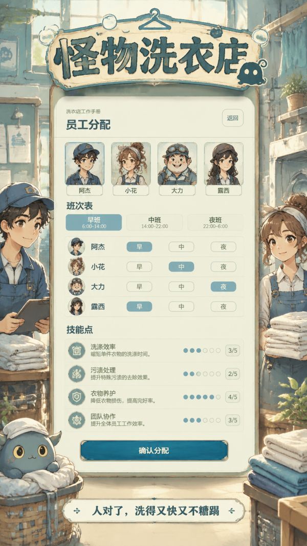 怪物洗衣店好玩吗 怪物洗衣店玩法简介