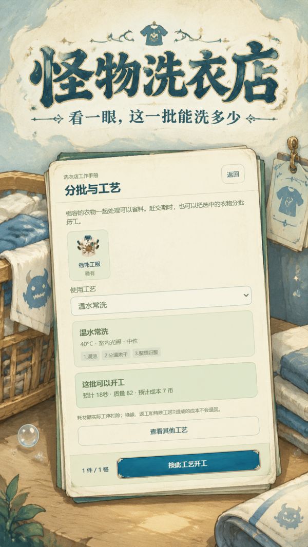 怪物洗衣店好玩吗 怪物洗衣店玩法简介