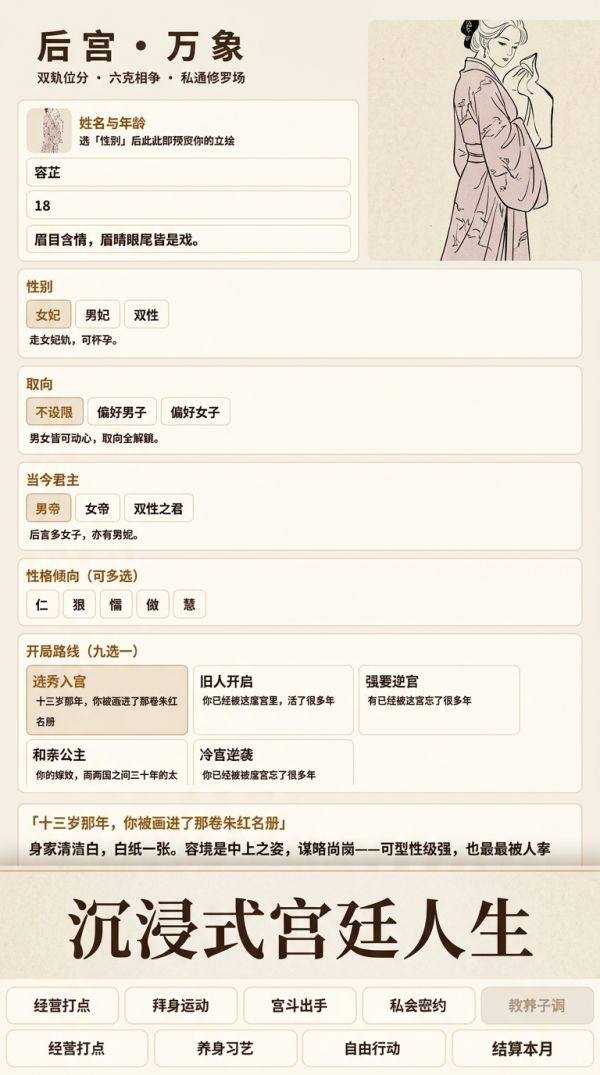 后宫万象什么时候出 公测上线时间预告