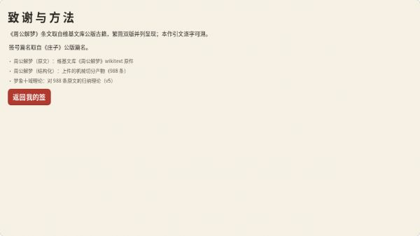 庄周解梦：你的梦境人格签好玩吗 庄周解梦：你的梦境人格签玩法简介