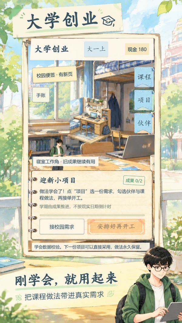 大学创业什么时候出 公测上线时间预告