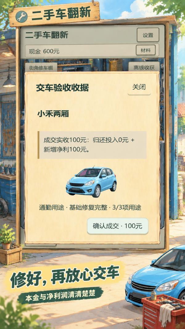 二手车翻新什么时候出 公测上线时间预告