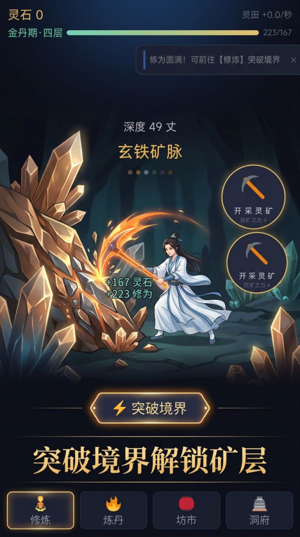 修仙挖矿好玩吗 修仙挖矿玩法简介