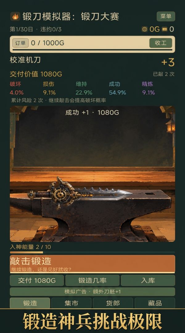 锻刀模拟器：锻刀大赛什么时候出 公测上线时间预告