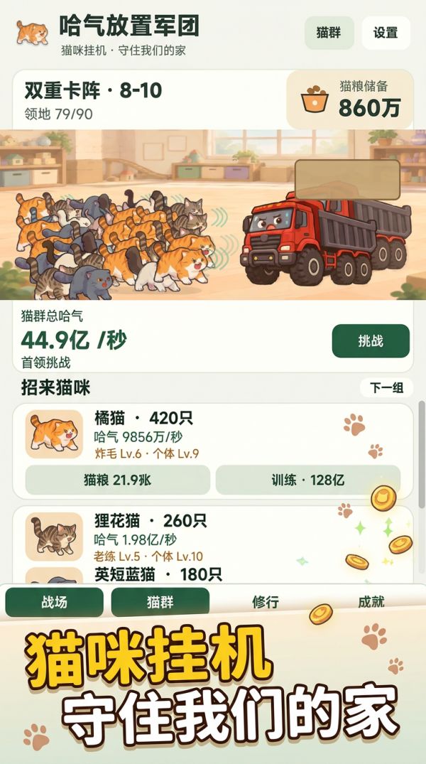 哈气放置军团好玩吗 哈气放置军团玩法简介