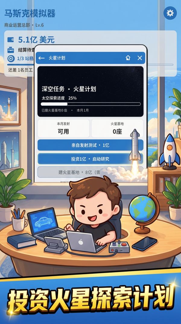 马斯克的火箭好玩吗 马斯克的火箭玩法简介