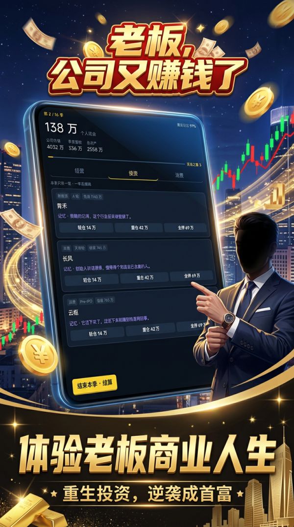 老板公司又赚钱了什么时候出 公测上线时间预告