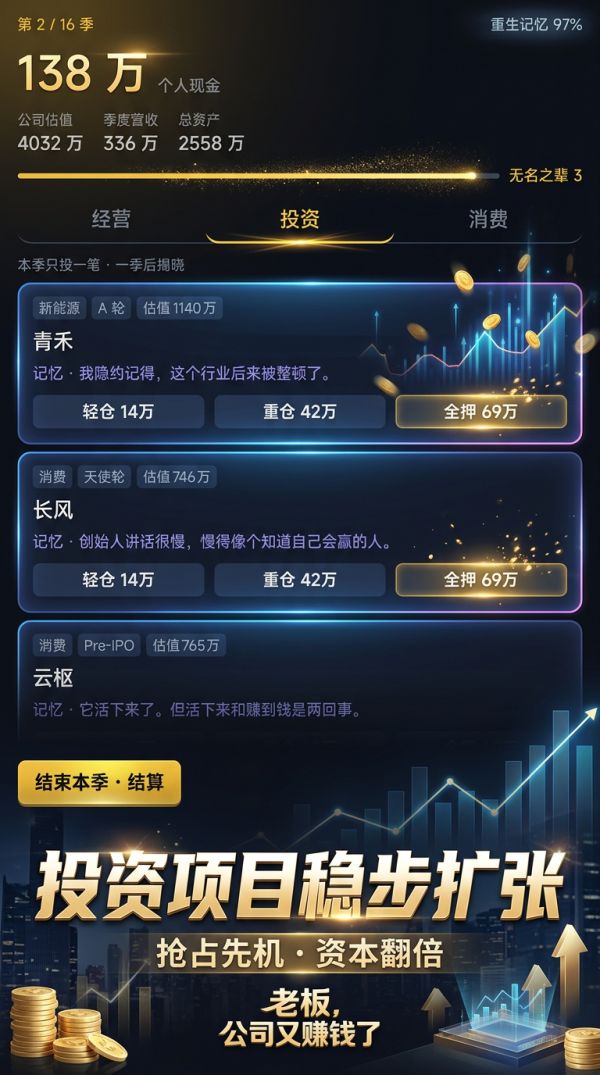 老板公司又赚钱了什么时候出 公测上线时间预告