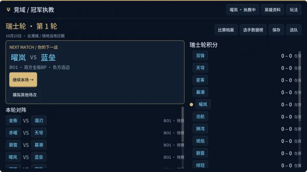 竞域冠军执教好玩吗 竞域冠军执教玩法简介